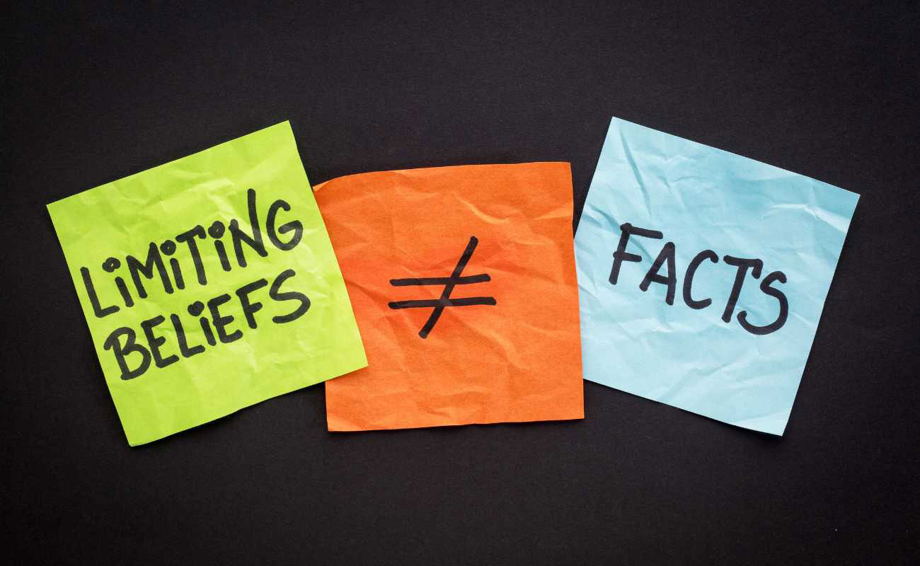 Limiting beliefs are not equal to Facts